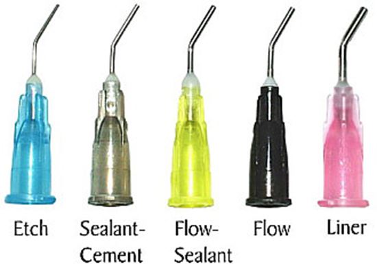 Etching,flow,sealant,linear tips